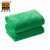 爱柯布洛 超细纤维超厚毛巾 400g清洁吸水抹布酒店家政擦拭布35×75cm（10条）绿色221507