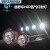 乔幻星适用于汽车HID氙气疝气射灯越野加装车顶前杠灯JEEP牧马人雾灯远 4寸12V100W卤素灯一只 单支装