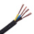 捷利 电线电缆 RVVP4*0.75平方国标铜丝屏蔽线信号控制电源线铜芯软护套线 100m
