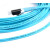 美国康宁 LC-LC单模OS2 /OM3/OM4多模万兆双芯光纤线跳线跳纤 OM3万兆多模LC-LC 25m