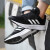阿迪达斯 （adidas）休闲鞋男鞋夏季新款运动鞋网面透气轻便减震跑步鞋H04624 FW5717黑色白 42