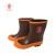 安全牌 ZX040 绝缘靴 40kv高压电工电力防触电半筒雨靴 橙棕色 40码