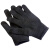 保罗岚芝 防割手套5级一根钢丝手套多用途防切割5级防护劳保手套 黑色 L（1双） 