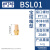 气动电磁阀铜消声器平头节流消音器BESL/BSL M5-01-02-03-4 BSL-011分牙宝塔头消声器