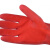 群生天然乳胶双色手套加长加厚橡胶家务防水超长耐油防污手套 红＋黄(群生双色(10双) S
