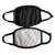 劳保佳  棉布口罩莫代尔棉口罩  独立包装口罩  外黑内白方格太空棉口罩  独立装外黑内白加厚