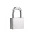 雨素 挂锁 小锁 304不锈钢叶片锁 门锁柜子锁 锁头 40mm