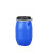 庄太太【加厚50L蓝色】加厚200L带铁箍法兰桶60升化工塑料桶160公斤发酵泔水桶