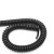 穗之语弹簧线电缆螺旋线2x0.75平方3x2.5平方黑色伸缩螺旋电源线 3x0.75平 7.5米