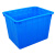 冰禹 BY-3043 蓝色加厚塑料水箱 长方形物流周转箱 400款965*750*665mm