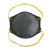耐呗斯NBS9503CP活性炭杯型口罩头带无呼吸阀罩防有机KP95级防尘防油性颗粒物20只装ZHY