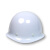 诺瑞斯安 安全帽工地透气款免费印字圆形防砸建筑工程防护工人头盔国标 白色