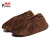 普舍（PUTSCHE）绒布鞋套 机房防尘防滑脚套加厚可反复用 咖啡色