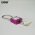 安赛瑞 钢缆线安全挂锁（紫）LOCKOUT挂锁 小锁孔专用挂锁 14691