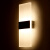 花乐集灯具壁灯客厅背景LED卧室走廊过道墙壁灯北欧楼梯间灯简约现 黑直角291143厘米6W暖光