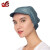 世霸（SHIBA） 防静电帽 防尘帽 电子食品喷漆纺织行业工作帽 小工帽灰色 1顶起购