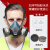 安爽利（ASL）防毒口罩防尘面具KN95全面罩带防雾护目镜 口罩+4个滤毒盒+26片棉