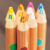 国誉（KOKUYO） 进口16色油性绘画棒蜡笔儿童幼儿画画炫彩棒半透明彩色涂色美术用品KE-AC31 【彩色铅笔】10支粗款