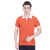 苏识SSLB011 方领套头薄款广告衫 时尚气质男士文化衫 休闲舒适撞色短袖工作服 XL