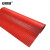 安赛瑞 5KV高压绝缘地垫（1×10m）高低压配电间绝缘地垫 5千伏高压绝缘地毯 绝缘胶板红色横纹 17331