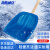 海斯迪克 塑料除雪铲 粮食铲胶铲推雪板 含柄耐磨塑料锹 大号蓝色 gnjz-1262