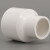 pvc白色给水管配件异径直通变径套自来水管件变径接头PVC-U给水配 (2寸半转1寸2)75*40