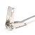 稳斯坦 W5333 (3根)棘轮式带盖扎带304不锈钢 自锁钢强力卡扣金属绑带 10*1000mm