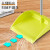 金诗洛 JZT-0037 商用塑料软毛扫把簸箕套装 拼接杆 绿色（1套）