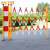 尚优不凡 玻璃钢管式伸缩护栏 电力施工安全围栏道路防护栏 绝缘伸缩围栏杆 可移动式隔离护栏 1.2*2.5