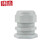 铸固  PG尼龙塑料防水接头 电线电缆密封固定葛格兰头连接器 PG21白色【100只装】