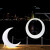 太阳能LED发光月亮灯网红秋千 发光秋千广场公园景区游乐设施 1.4米月牙(含支架)