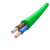 兆龙LONGFLEX MC 411 2x0.3mm² PVC护套双芯拖链电缆 100米-ZL5411300绿色  现货速发