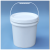 曦润 塑料桶带盖小水桶冰粉用桶5L10升酱料分装密封桶冰激凌桶 3L-乳白色