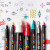 uni日本三菱丙烯马克笔POSCA宝色嘉POP海报广告笔涂鸦笔高光笔 绘画彩色大头记号笔咕卡笔 PC-1M红色2支