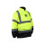 代尔塔 404012反光衣 防寒保暖防风雨警示荧光服工作服上衣 XL码