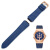 珠佩丽适用于maserati玛莎拉蒂手表表带24MM R8821108025机械男士凸口 波点纹黑扣 24mm