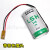法国SAFT LSH14 3.6V 呼吸机定位GPS流量计锂电池2号 原装全新 带2.0插头