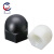 楚昌 TCLM05 盖型螺母防尘塑料圆头螺帽 黑色 M5（100个）
