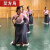 艾方鸟（AIFANGNIAO）藏族舞蹈演出服装藏服开场舞大摆裙成人练习艺级藏族半身裙 黑色单件裙子 S