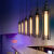 工业风节能灯管网咖啡馆酒吧台美式复古铁艺长笛吊灯具 横管吊灯 6瓦光源