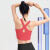 SPLAN 唤醒计划 防震美背运动内衣女速干跑步健身文胸一体式瑜伽背心 卡罗拉红 M（适合100-110斤以内）