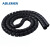 ABLEMEN 阻燃电线电缆螺旋缠绕管 线缆装饰防冻保护绕套管黑色 内径35mm 长5米