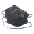 麦特瑞9600-N95VOV活性炭杯状带阀防尘口罩头戴N95口罩10只/盒