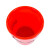 臻安心 红色手提塑料桶收纳清洁圆形水桶学生桶学校工地 21L（图标可定制）