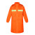 易工鼎 长款雨衣 物业保安巡逻防汛防水反光雨披 橙色双杠 3XL码