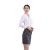 中神盾 V-109 女式衬衫修身韩版职业商务免烫衬衣 粉色斜纹 150-155/S (100-499件价格)