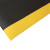 爱柯部落 单层经济型警示防滑地垫 防滑垫 PVC抗疲劳脚垫 黄黑色 整卷16.5mm*45cm*60cm 可定制