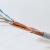 KSCABLES 超五类双绞双屏蔽网络线 Cat5e SFTP 4×2×0.47无氧铜灰色 300米