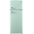 优诺（EUNA） 210升复古小冰箱小型家用彩色冰箱 双开门冰箱冷冻保鲜办公寓家用网红大容量电冰箱 BCD-210R 抹茶绿