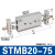 气动STMB10/16-25-50-75-100-125-150-200-175-S双杆滑台气缸 S STMB20-75 双杆 带磁